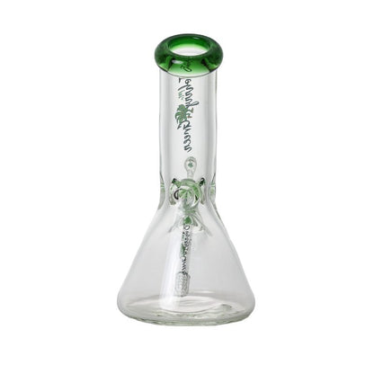 Johnny Green - 10″ 9mm Beaker Bent Neck w/ Grid Percolator Slide