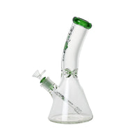 Johnny Green - 12″ 9mm Beaker Bent Neck w/ Grid Percolator Slide