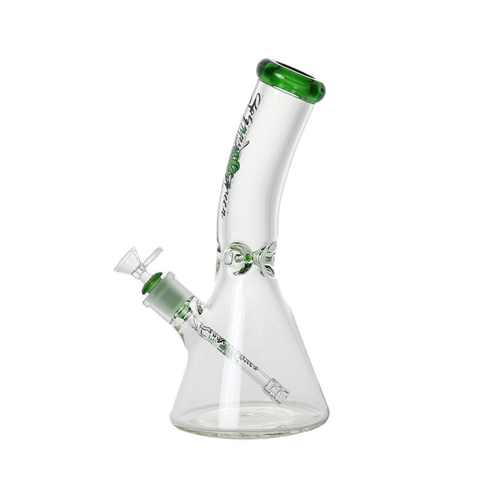 Johnny Green - 12″ 9mm Beaker Bent Neck w/ Grid Percolator Slide