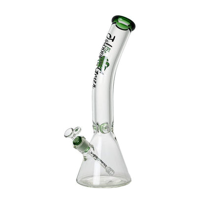 Johnny Green - 16″ 9mm Beaker Bent Neck w/ Grid Percolator Slide