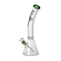 Johnny Green - 16″ 9mm Beaker Bent Neck w/ Grid Percolator Slide