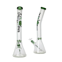 Johnny Green - 20″ 9mm Beaker Bent Neck w/ Grid Percolator Slide