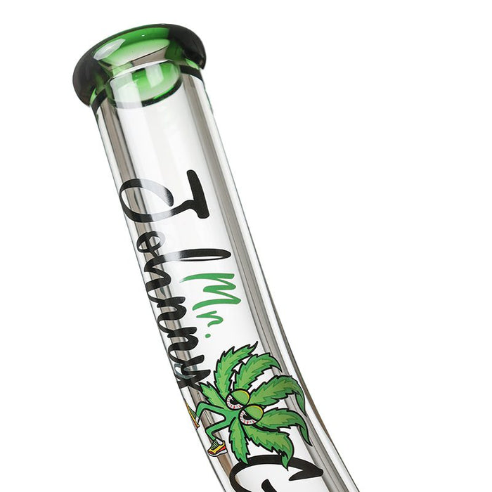 Johnny Green - 20″ 9mm Beaker Bent Neck w/ Grid Percolator Slide