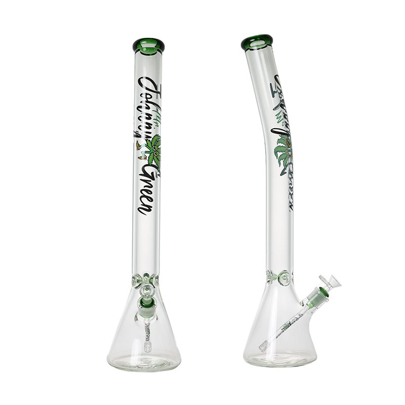 Johnny Green - 24″ 9mm Beaker Bent Neck w/ Grid Percolator Slide