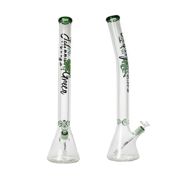 Johnny Green - 24″ 9mm Beaker Bent Neck w/ Grid Percolator Slide