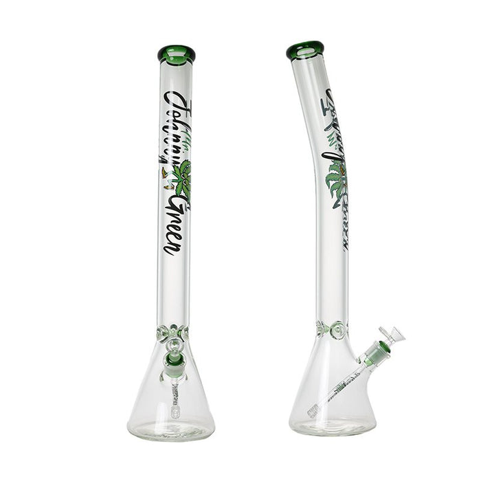 Johnny Green - 24″ 9mm Beaker Bent Neck w/ Grid Percolator Slide