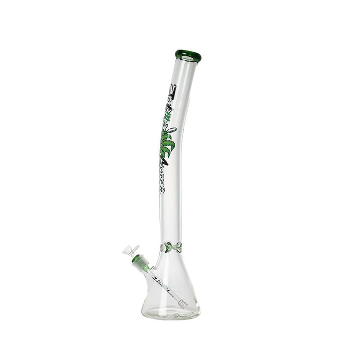 Johnny Green - 24″ 9mm Beaker Bent Neck w/ Grid Percolator Slide