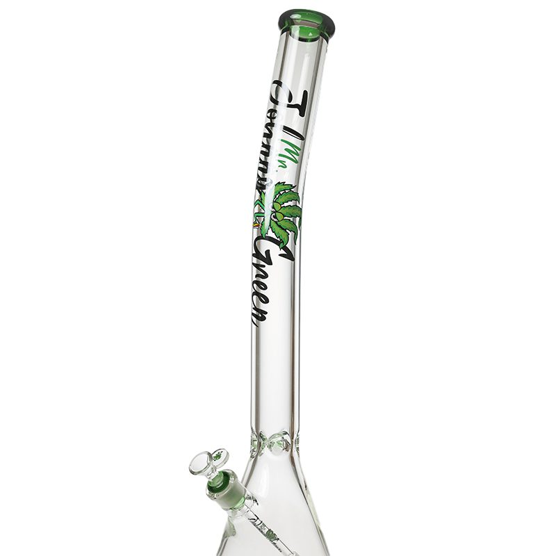 Johnny Green - 24″ 9mm Beaker Bent Neck w/ Grid Percolator Slide