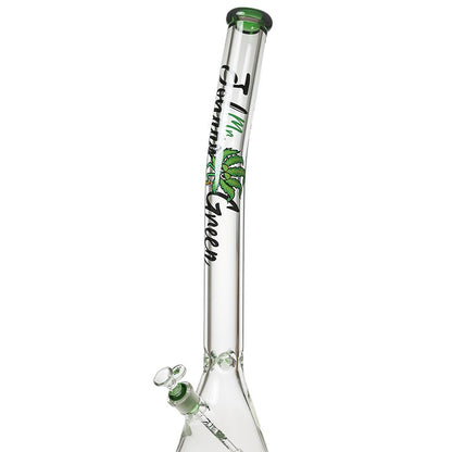 Johnny Green - 24″ 9mm Beaker Bent Neck w/ Grid Percolator Slide