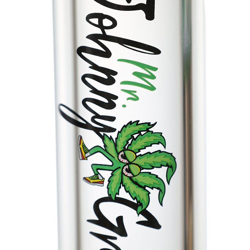 Johnny Green - 10″ 9mm Straight Tube w/ Grid Percolator Slide