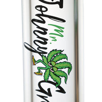 Johnny Green - 10″ 9mm Straight Tube w/ Grid Percolator Slide