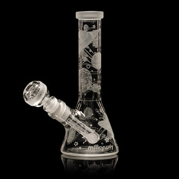Milkyway Glass -  8" Space Odyssey Mini Beaker