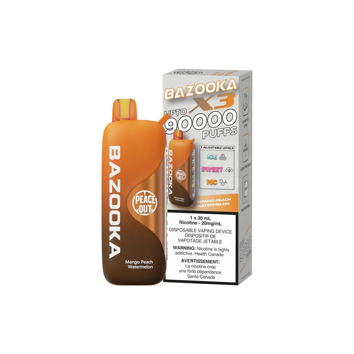 Peace Out Bazooka X3 Disposable Vape | Online Vapes Canada Peace Out Bazooka X3 Disposable Vape | Online Vapes Canada
