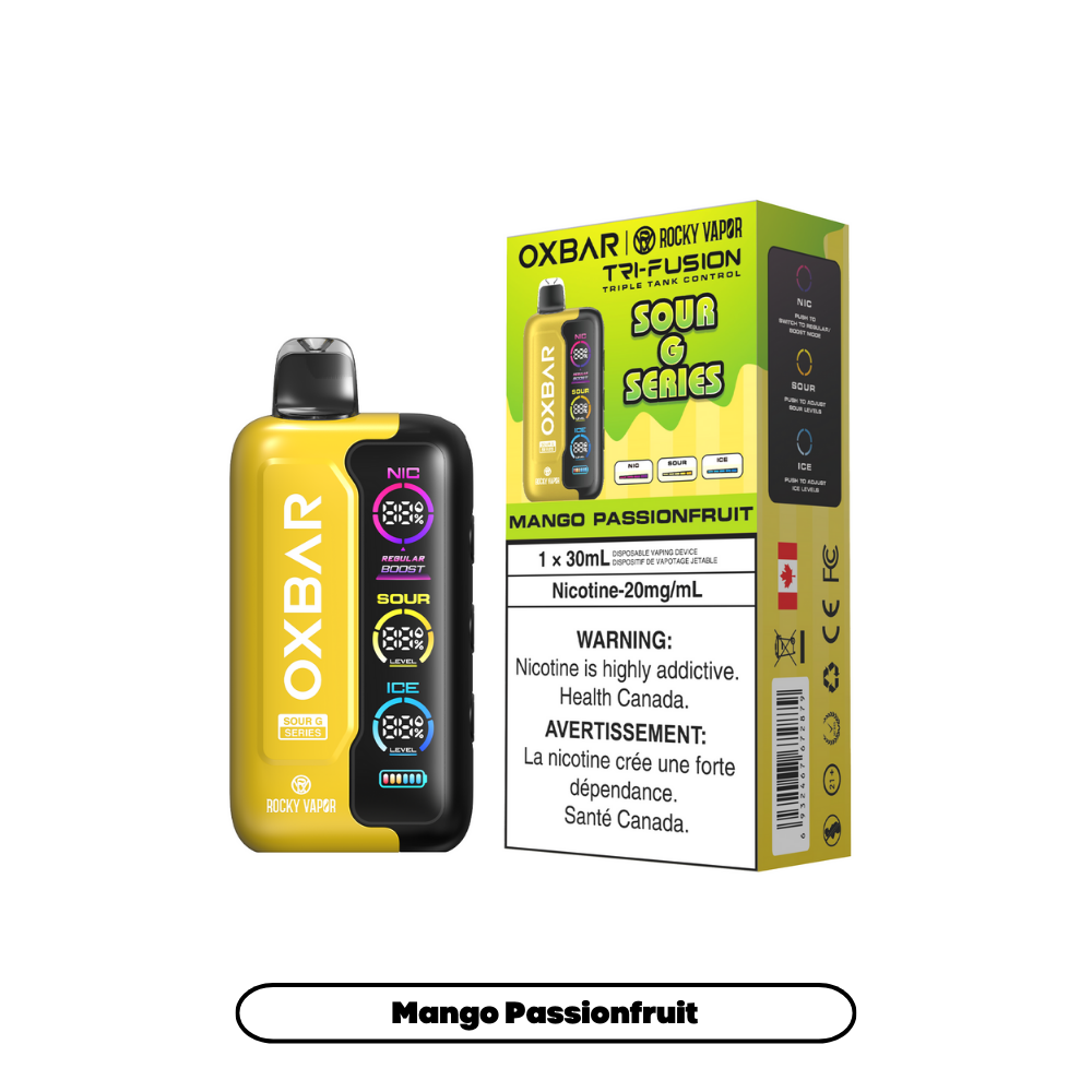 OXBAR X Rocky Vapor Tri Fusion Disposable Vape 30mL