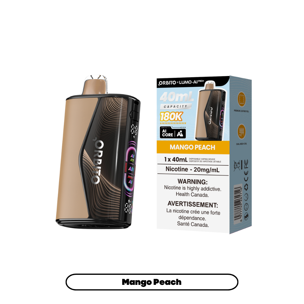 Orbito Lumo AI Pro 180K Disposable Vape 40mL
