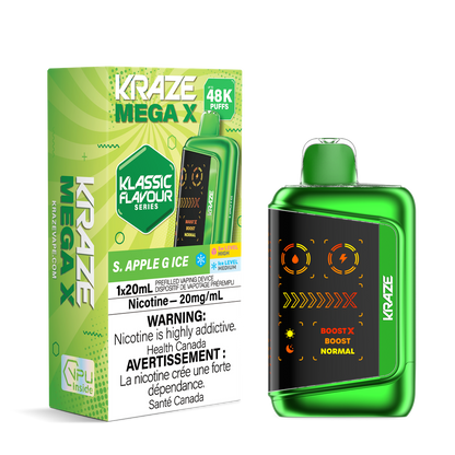 Kraze Mega X Rechargeable Disposable Vape 20mL