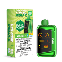 Kraze Mega X Rechargeable Disposable Vape 20mL