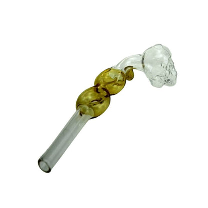 6″ Skull Glass Bubble Pipe