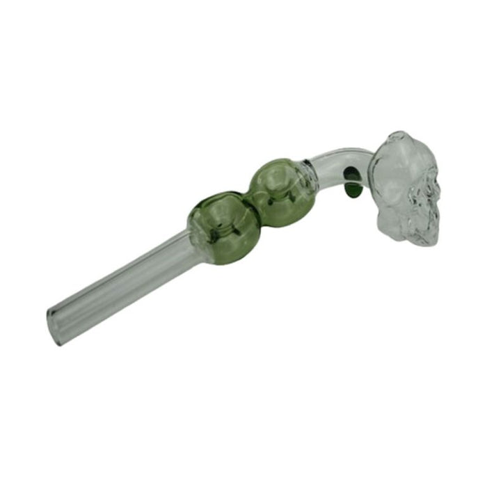 6″ Skull Glass Bubble Pipe