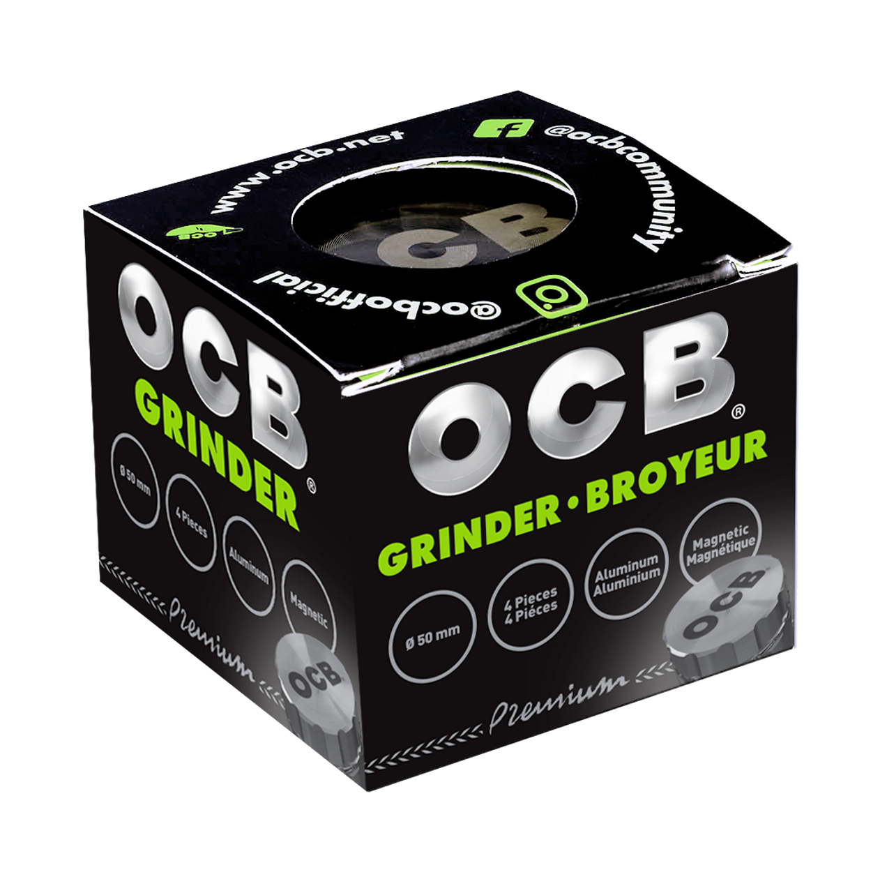 OCB - 50mm 4-Pc Pollinator Grinder