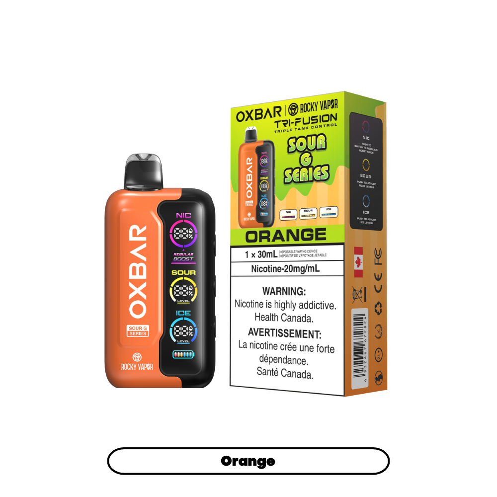 OXBAR X Rocky Vapor Tri Fusion Disposable Vape 30mL
