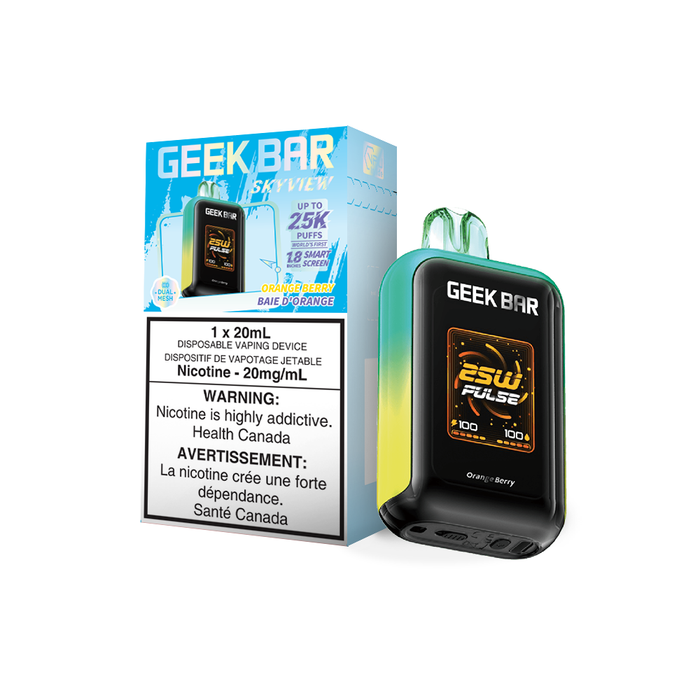 Geek Bar Skyview 25K Puff Disposable Vape 20ml | Online Shop Canada Geek Bar Skyview 25K Puff Disposable Vape 20ml | Online Shop Canada