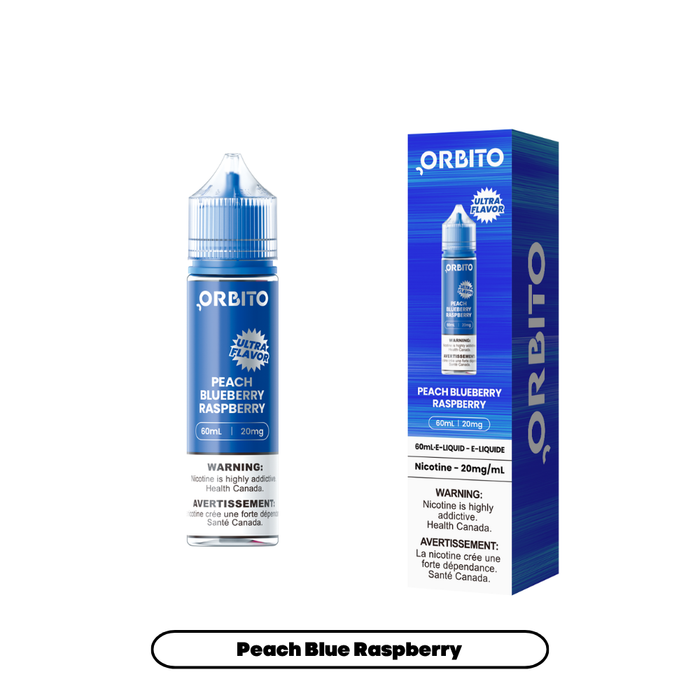 Orbito E-Liquid 60mL Salts - Peach Blue Raspberry