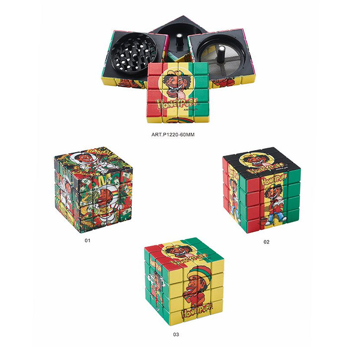 Honey Puff - 63mm 4-Part Bob Zinc Grinder