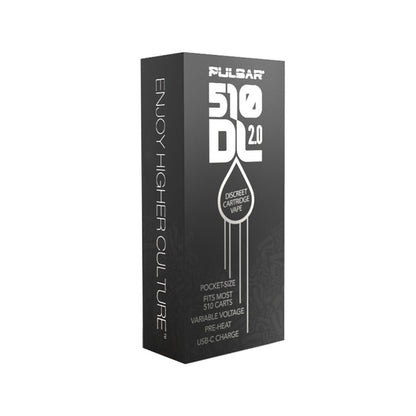 Pulsar 510 DL V2 Batterie de barre de vape à tension variable 650 mAh à tirage automatique