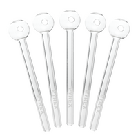 6″ Clear Glass Oil Pipe