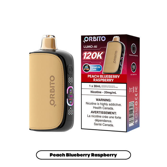 Orbito Lumo AI 120K Disposable Vape 30mL