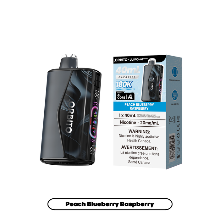 Orbito Lumo AI Pro 180K Disposable Vape 40mL