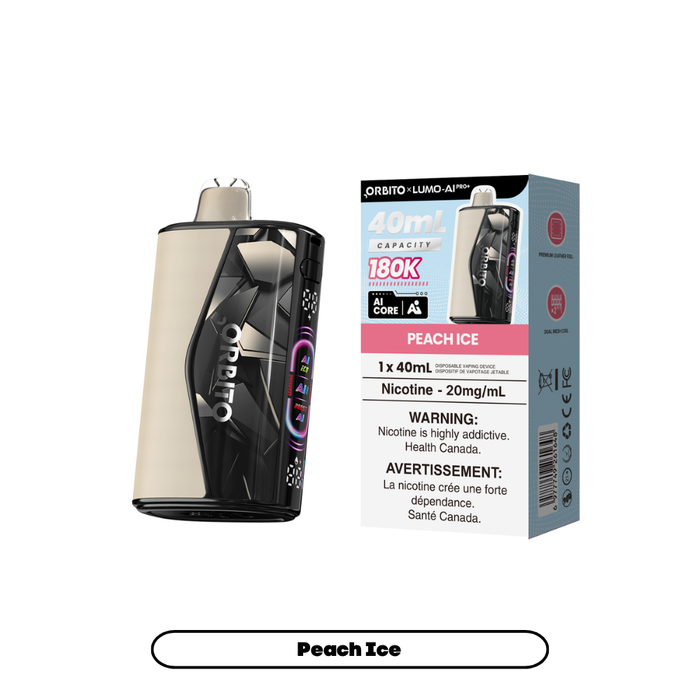 Orbito Lumo AI Pro 180K Disposable Vape 40mL