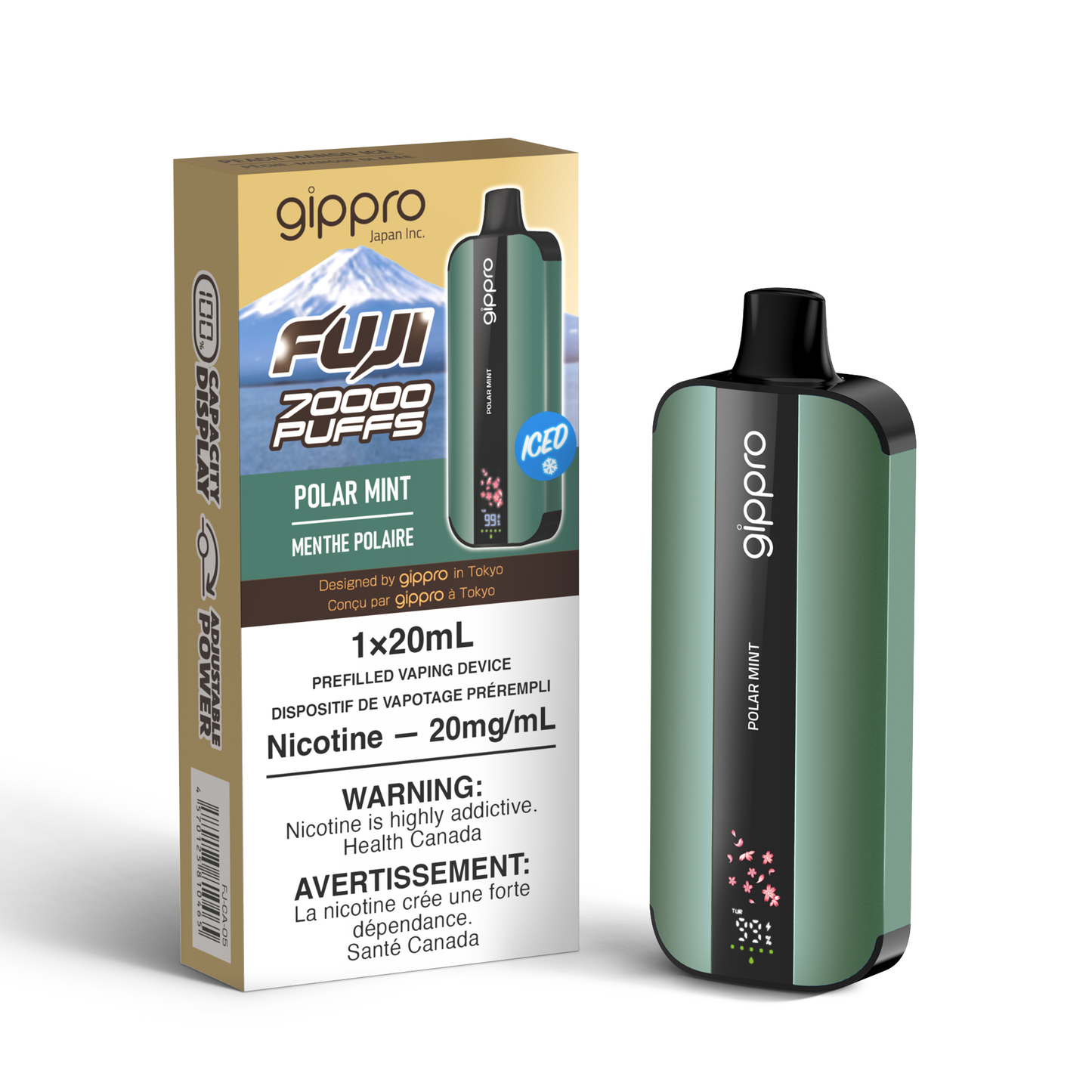 nicotine free disposable vape japan Gippro Fuji Disposable Vape