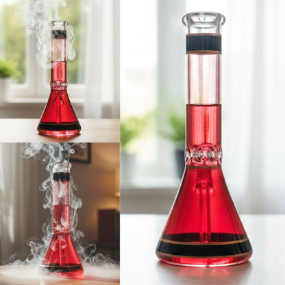 Xtreme - 14" 7mm Hand-Painted Beaker Bong