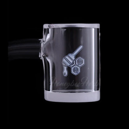 Honeybee Herb - 14mm 45 Degree Honey & Milk Bevel Quartz Banger - Male