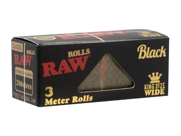 RAW Black Classic King Size 3 Meter Rolling Papers