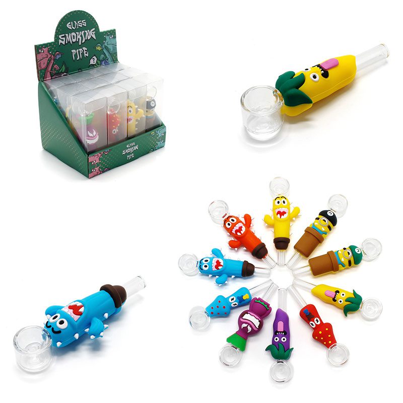 7.5" Character Collection Silicone Pipe