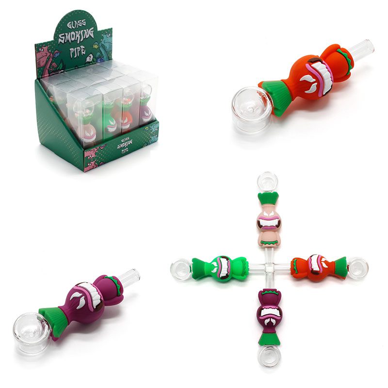7.5" Monster Mouth Silicone Pipe