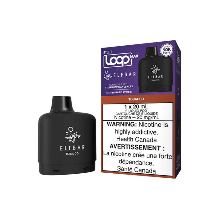 STLTH LOOP MAX X ELFBAR Replacement Pod 20mL **Battery Included Launch Special**