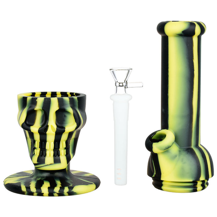 Bang à eau en silicone Sinfully Smiling Skull 11