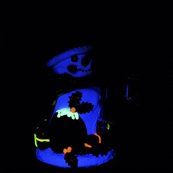 6.25" Snow Place Like Home 3D Painted Dab Rig