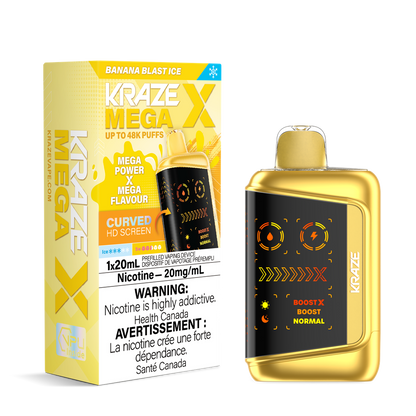 Kraze Mega X Rechargeable Disposable Vape 20mL