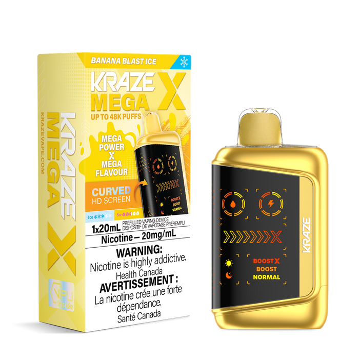 Kraze Mega X Rechargeable Disposable Vape 20mL