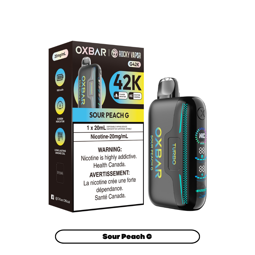 OXBAR X Rocky Vapor G42K Disposable Vape 20mL