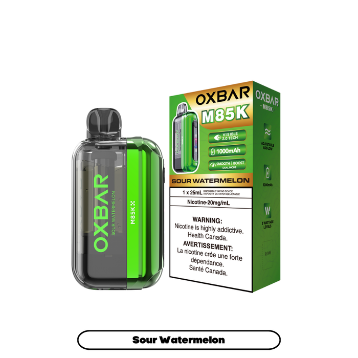 OXBAR M85K Puff Rechargeable Disposable Vape 25mL