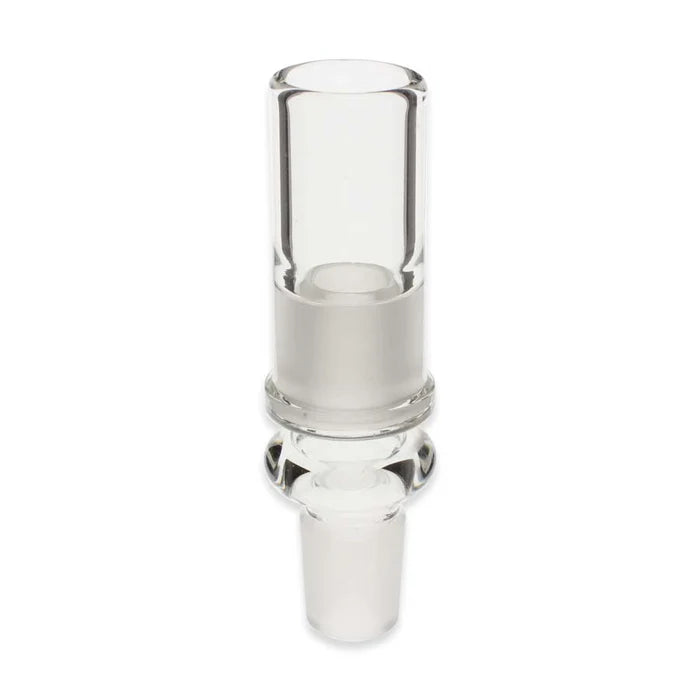 Adaptateur droit avec dôme en verre combiné - 14 mm mâle vers 14 mm mâle 