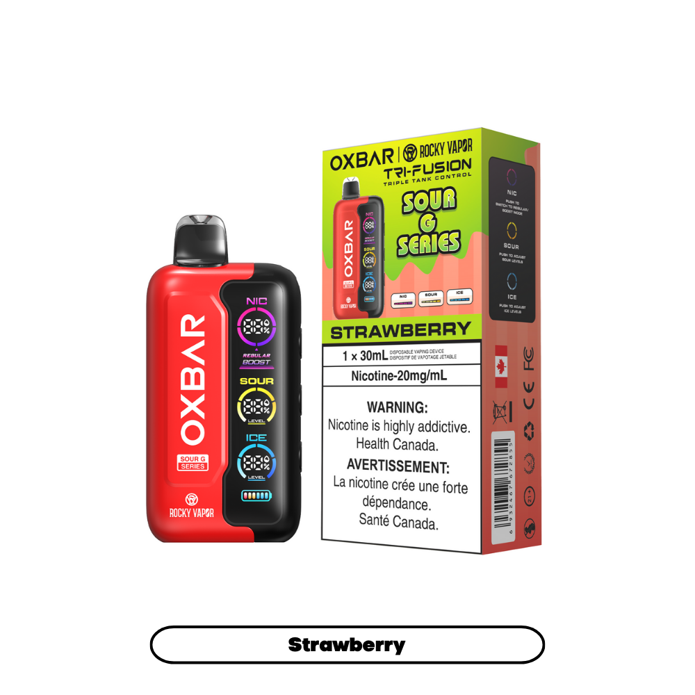 OXBAR X Rocky Vapor Tri Fusion Disposable Vape 30mL