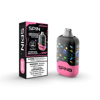 SPIN 60K Rechargeable Disposable Vape 20mL
