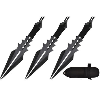 Storm Kunai Split Blade Throwing Knife Set
